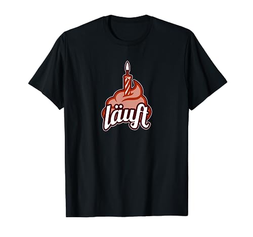 läuft. Kackhaufen mit Kerze für alle bei denen es läuft T-Shirt läuft. Kackhaufen mit Kerze für alle bei denen es läuft T-Shirt von läuft. Kackhaufen Kissen mit Kerze Boutique