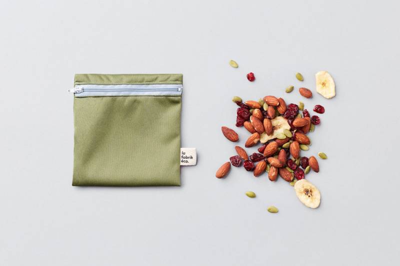 Personalisiertes Trio ~ Kleine Wiederverwendbare Snackbeutel Wiederverwendbare Snack - Und Sandwich-Reißverschlussbeutel von lafabrikeco