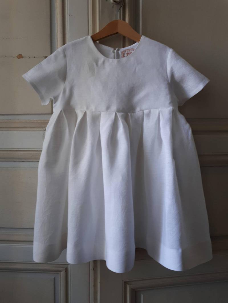 Kleid Josephine Leinen Weiß Kleid Josephine Leinen Weiß von lafeeyaya