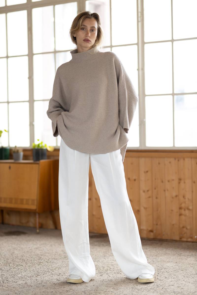 strickpullover Damen/Knit Sweater Oversized Knitwear Weihnachtsgeschenk Merino Wolle Pullover Norweger von lagomthestudio