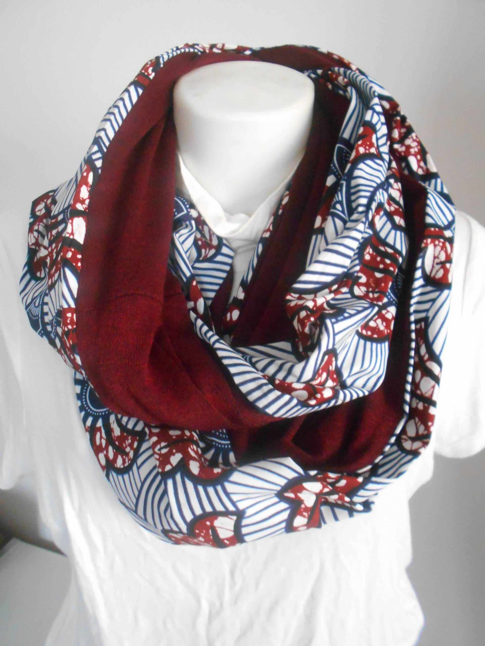 Snood Wachsfleece Halstuch Winter von lagracewaxmode