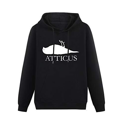 laita Atticus Alternative Retro Hoodies Long Sleeve Pullover Loose Hoody Sweatershirt L von laita