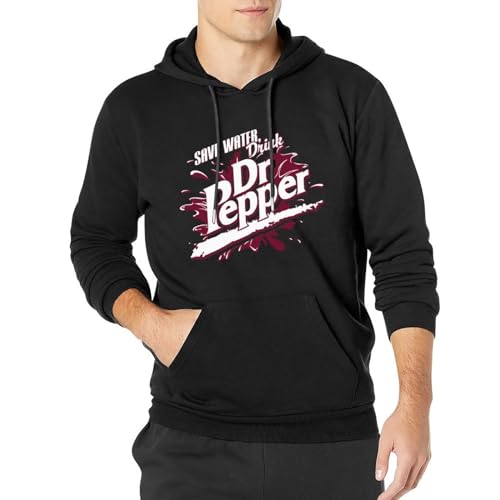 laita Save Water Drink Dr. Pepper Men's Hoody Hoodie Black M von laita