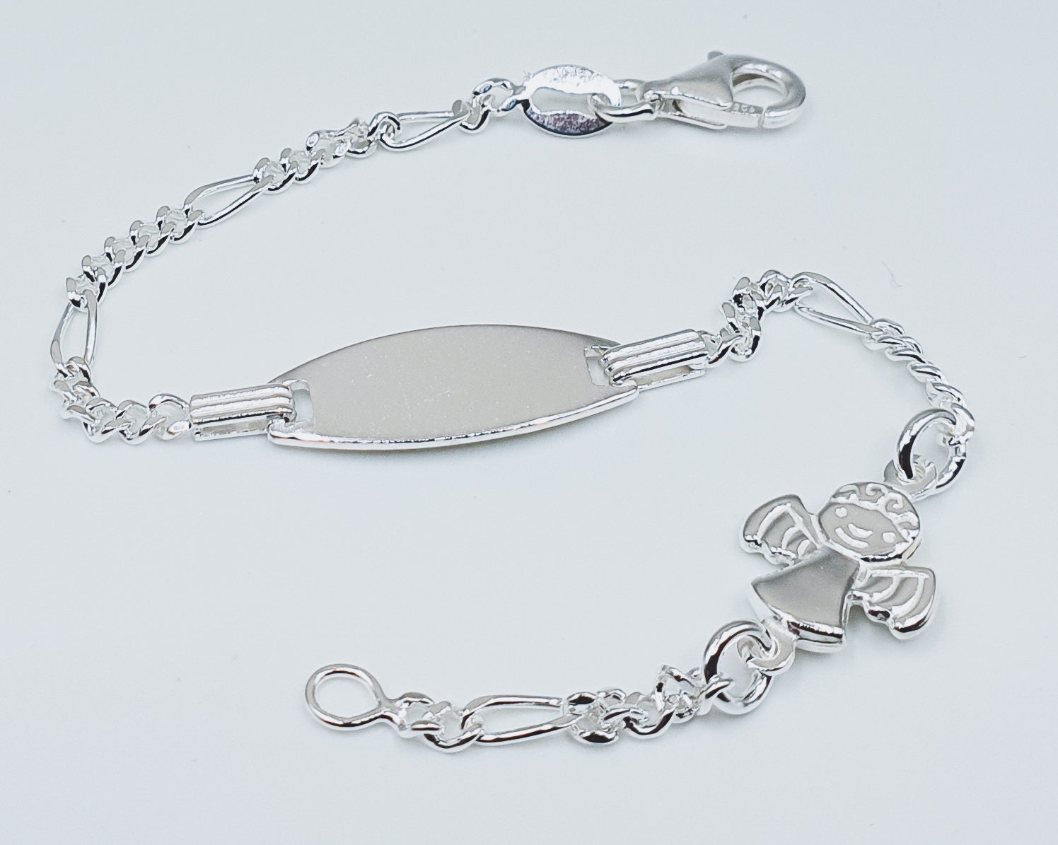 Namensarmband Baby Kind Schutzengel 925 Silber Gravur Silberarmband Silberkettchen Taufarmband Taufe Geburt Geschenk Patengeschenk Name Namensarmband Baby Kind Schutzengel 925 Silber Gravur Silberarmband Silberkettchen Taufarmband Taufe Geburt Geschenk Patengeschenk Name von lajomaDesign