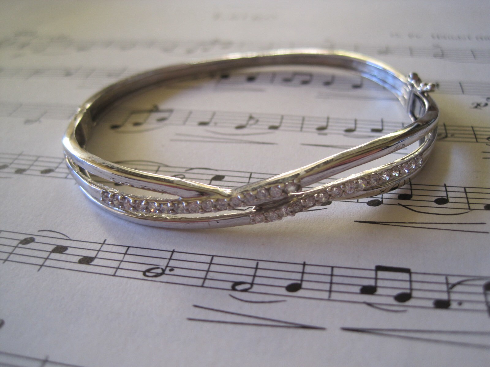 Silberner Armreif 925 von lajunavintage