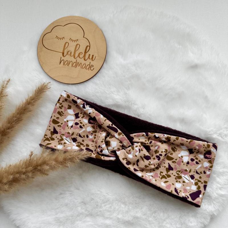 Winter Haarband Stirnband Bandeau Mädchen Ku 50 - 52 cm Sale von laleluHandmadeDE