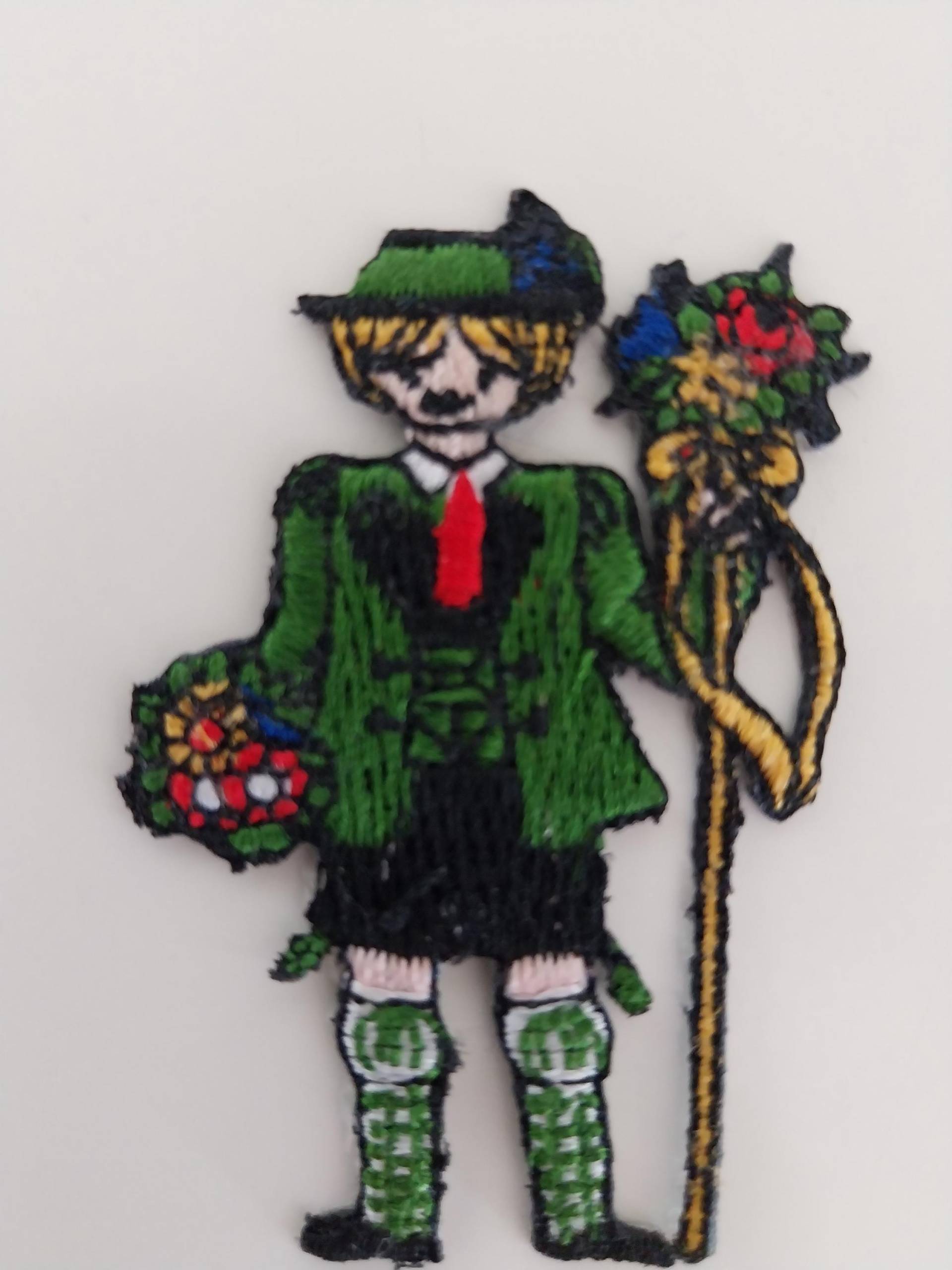 Tiroler Junge Gestickt Bügelbild 2Er Set Applikationen Verschönerung von lallehandmade