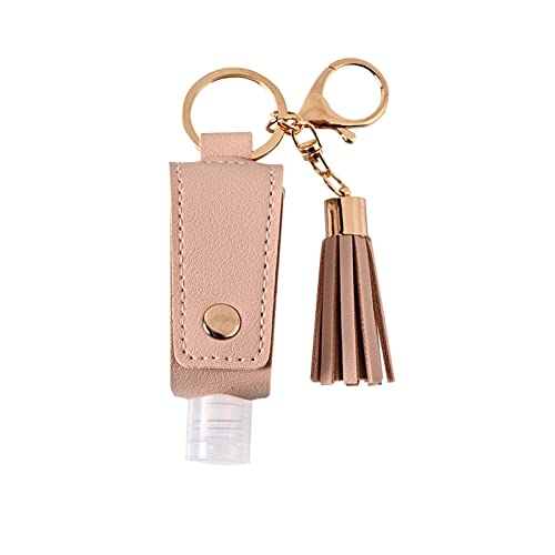 Desinfektionsmittel, Flasche, Schlüsselanhänger, kleine Größe, Handdesinfektionsmittel, Karabinerhaken, dekorativer Frauen-Schlüsselanhänger zum Ausgehen, rose, Zifferblatt-Stil von lamphle