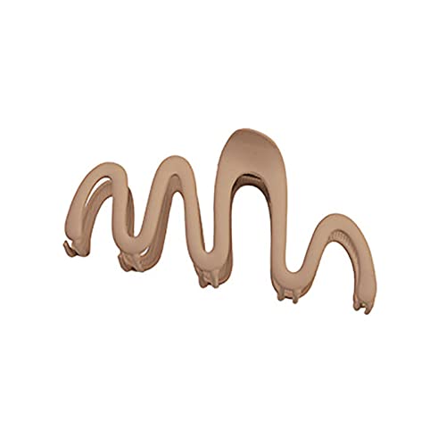 Haarspange für Damen, Haarspange, Haarschmuck, symmetrisch, für Pferdeschwanz, zur Befestigung von Haarstyling, Khaki von lamphle