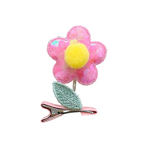 Haarspange für Kinder, Pailletten, Haarschmuck, helle Farbe, enge Haarspange, Kindergeschenk, rosa von lamphle