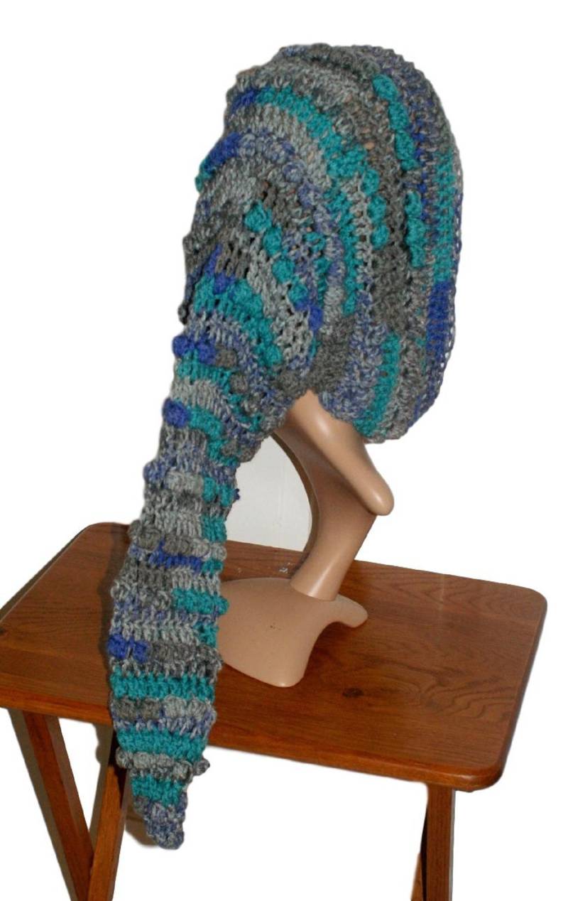 Gehäkelte Pixie Haube, Elfen Hut, Waldfee, Graue Waldhut, Hexen Bogenschützen Fantasy Cosplay Hut Gehäkelte Pixie Haube, Elfen Hut, Waldfee, Graue Waldhut, Hexen Bogenschützen Fantasy Cosplay Hut von lanacooper