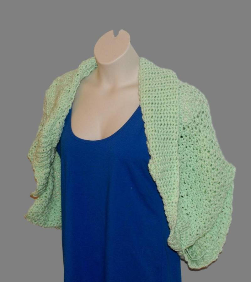 Grüne Strickjacke, Pullover Mantel, Mint Jacke, Häkel Cardi, Pullover, Herbst Cardigan, Häkeljacke von lanacooper