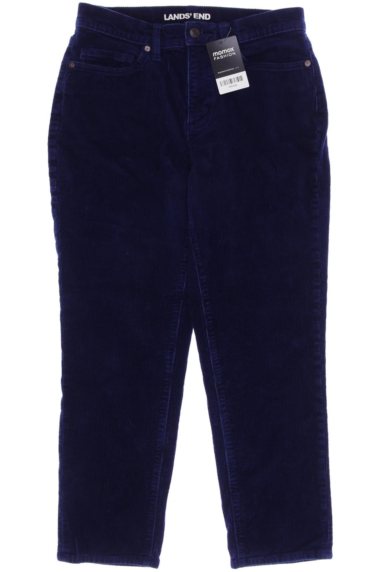 Lands End Damen Stoffhose, blau von lands end