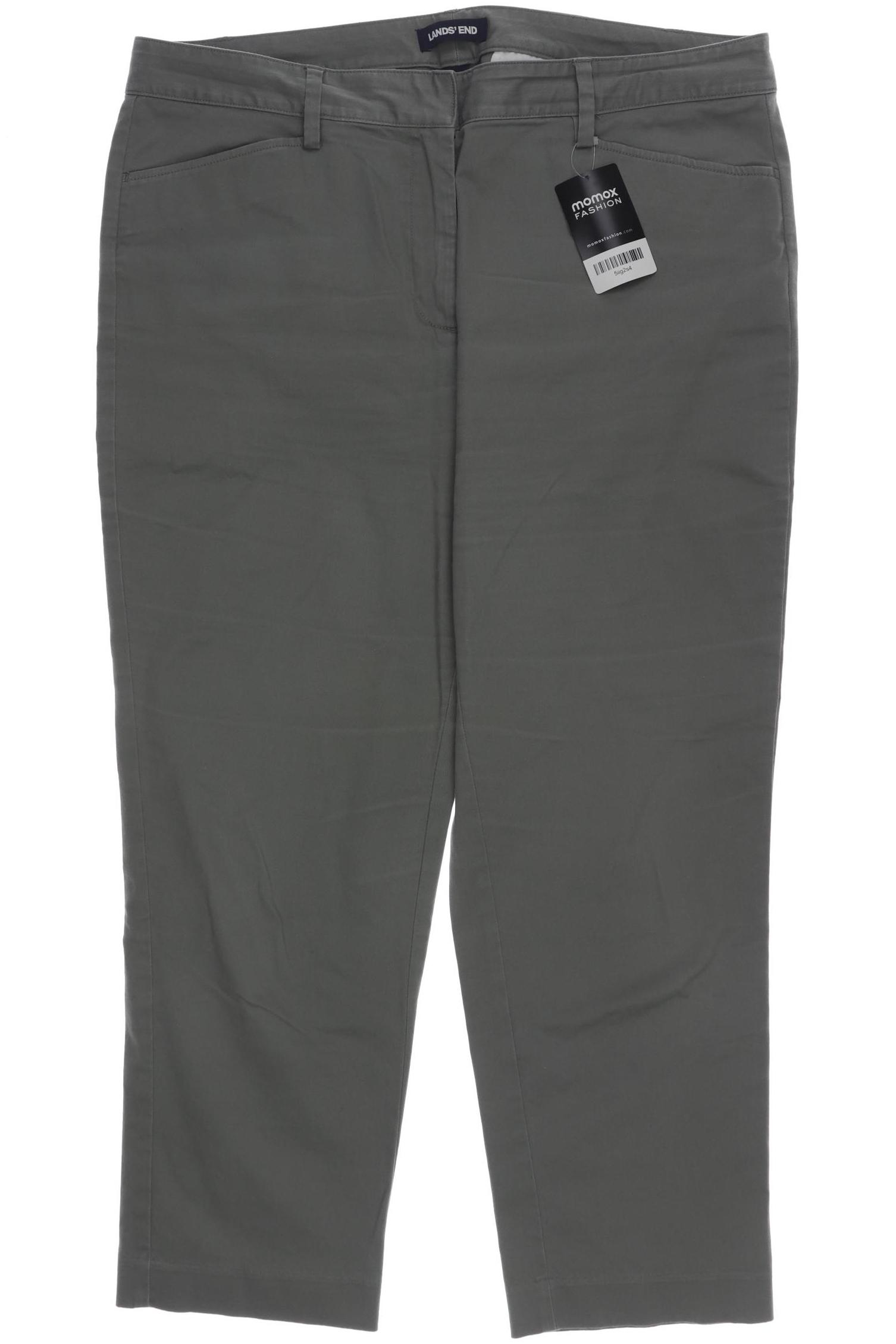 Lands End Damen Stoffhose, grün, Gr. 44 von lands end