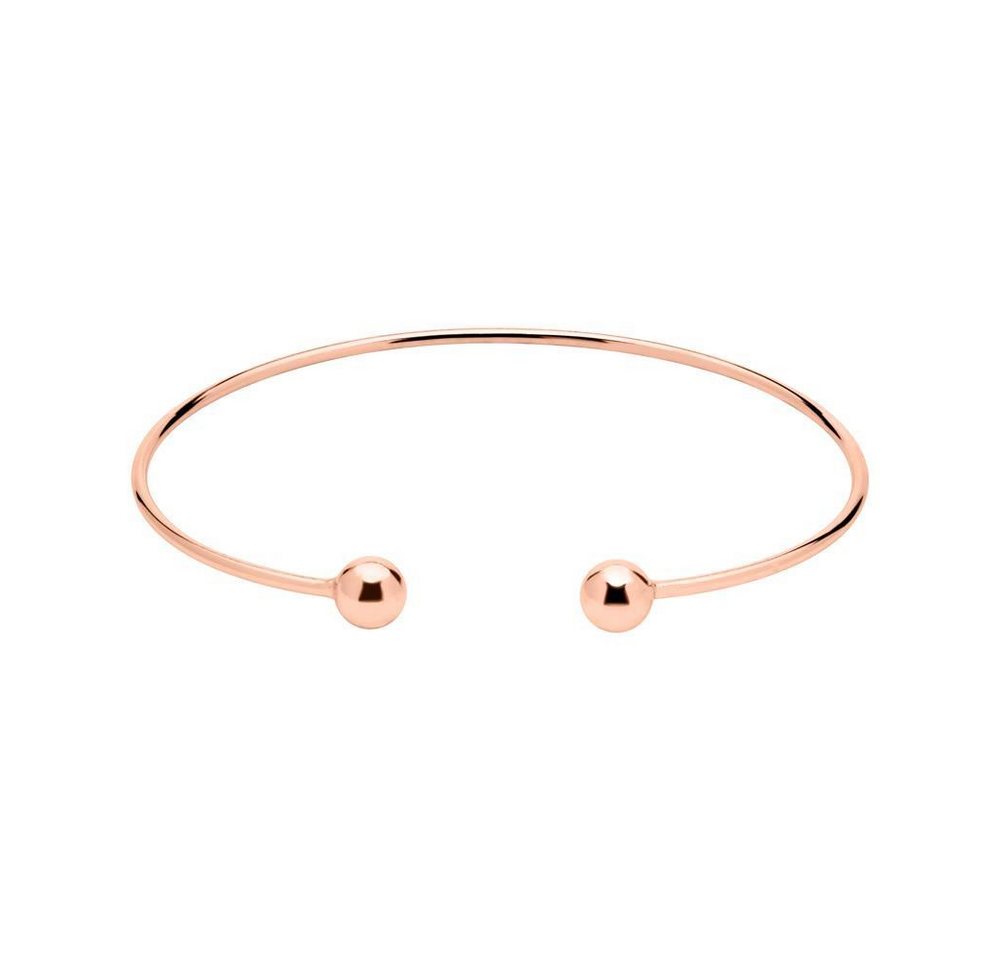 lanii Silberarmband Offener Armreif mit Kugelelementen von lanii