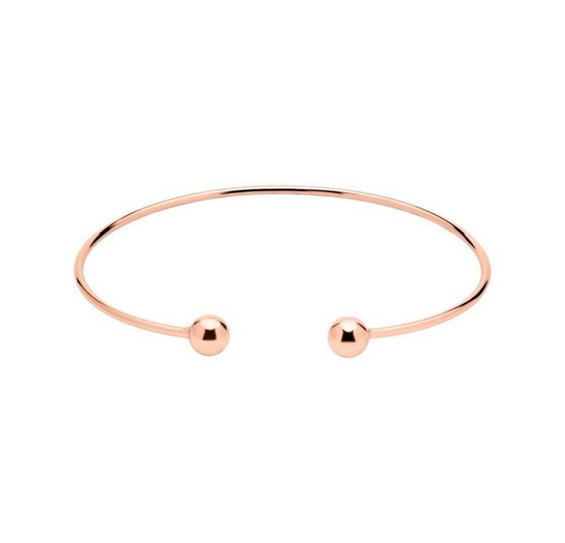 lanii Silberarmband Offener Armreif mit Kugelelementen von lanii