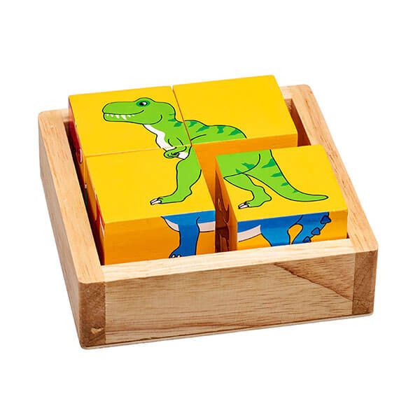 Lanka Kade Holz-Klotz-Puzzle-Spiele Dinos von lanka kade