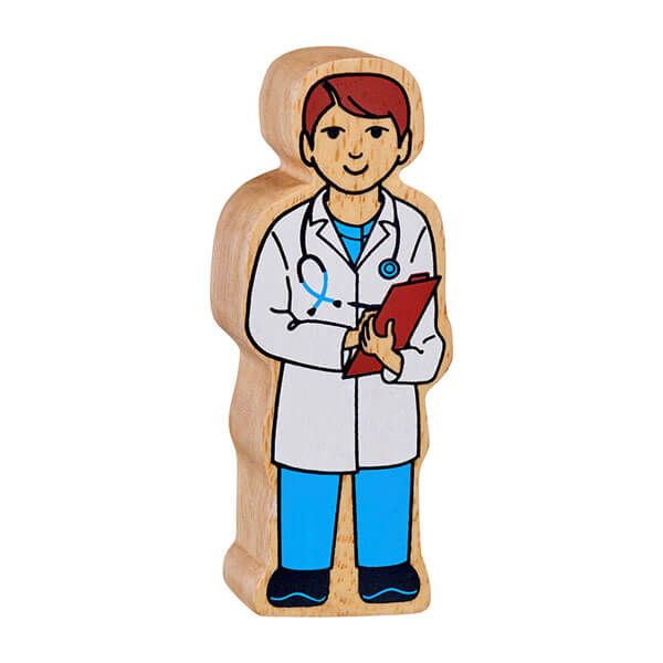 Lanka Kade Holzfigur Ärztin bedruckt von lanka kade