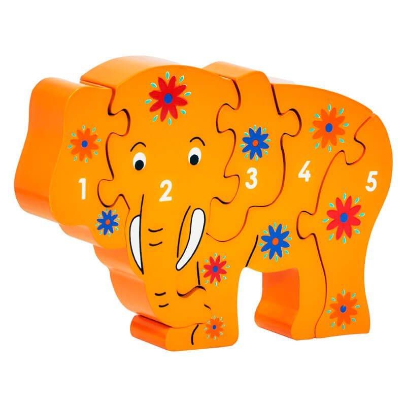 Lanka Kade Holzpuzzle Elefant gelb 1-5 Limited Edition von lanka kade