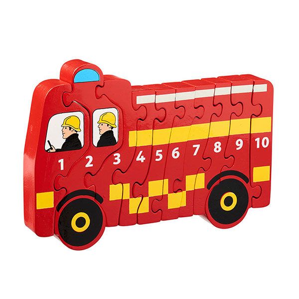 Lanka Kade Holzpuzzle Feuerwehr 1-10 von lanka kade
