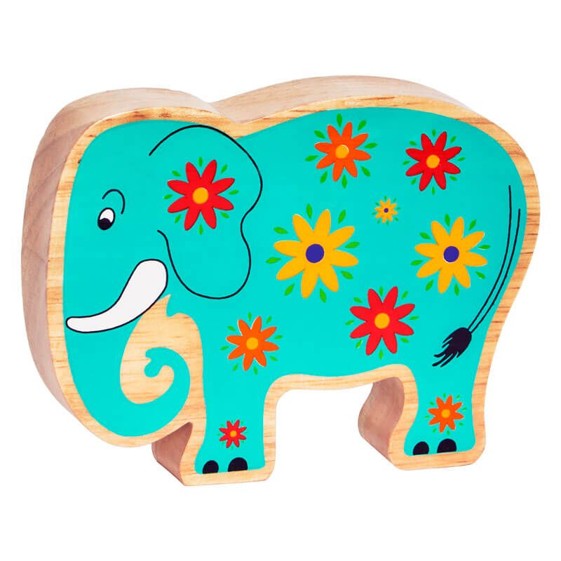 Lanka Kade Holztier Elefant grün - Limited Edition von lanka kade