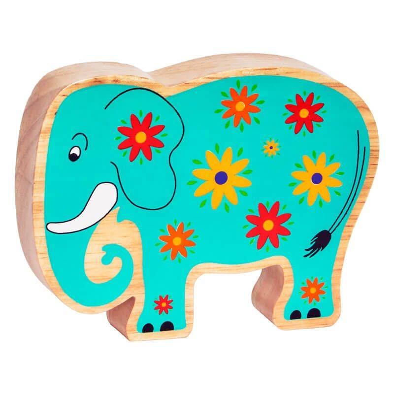 Lanka Kade Holztier Elefant grün - Limited Edition von lanka kade
