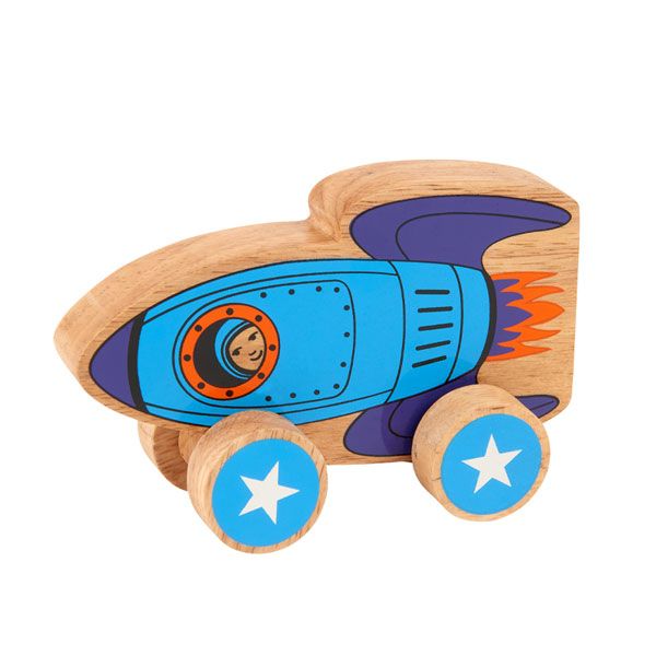 Lanka Kade Rakete Holzfigur Rollfahrzeug von lanka kade