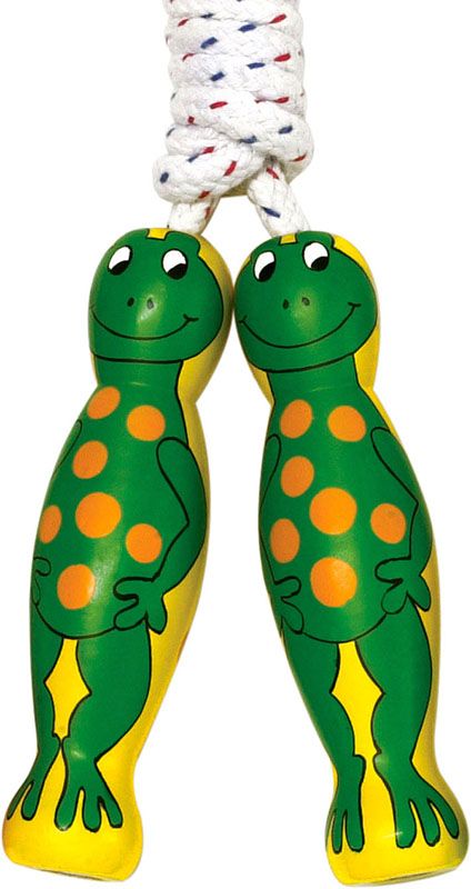 Lanka Kade Springseil mit Holzgriffen Frosch von lanka kade