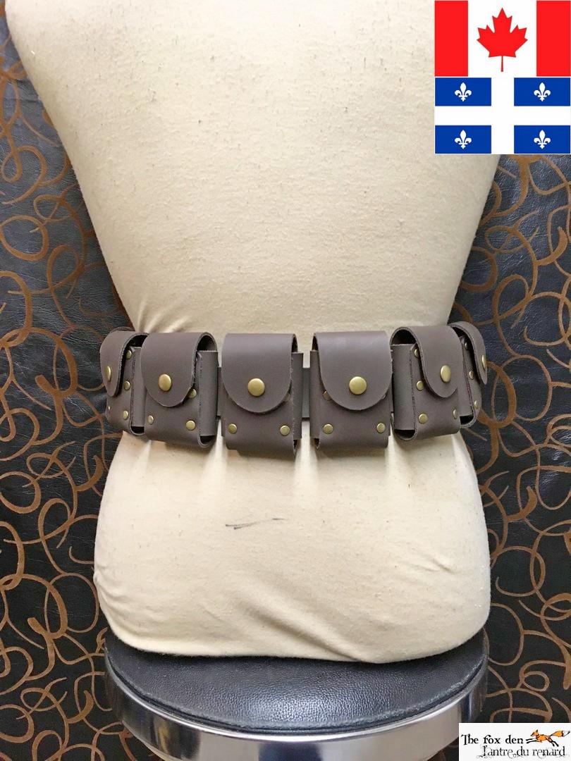 Kleine Nerf Dart Taschen Set Mit Gürtel, Perfekt Für Epic Battle Oder Jawa Cosplay Larp von lantredurenard