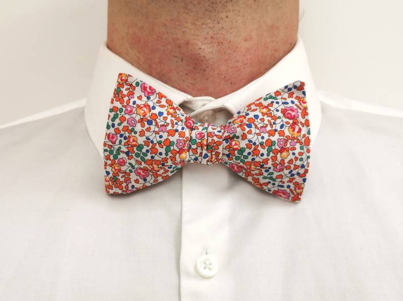 Liberty-Fliege Eloise Orange von laplumedaugustin