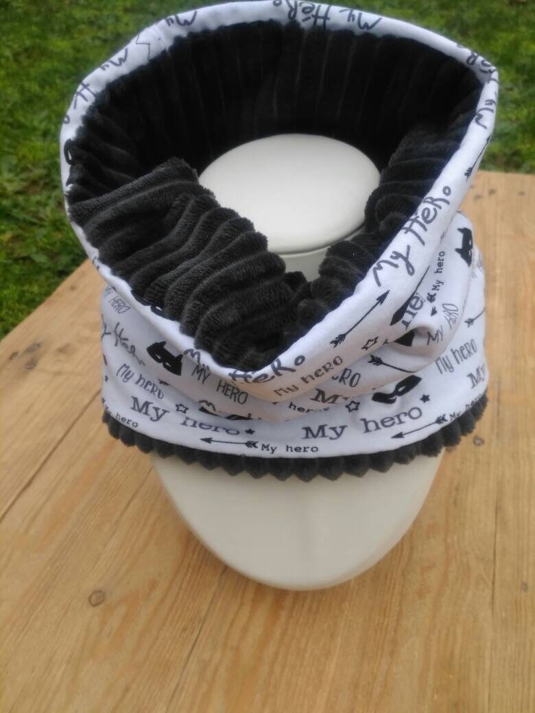Snood, Halsumfang, Halsabdeckung, Schlinge, Jungenschal, Snood Für Jungen, Schalldämpfer, Schlauchschal, Kinderzubehör, Schwarz Und Weiß Snood, Halsumfang, Halsabdeckung, Schlinge, Jungenschal, Snood Für Jungen, Schalldämpfer, Schlauchschal, Kinderzubehör, Schwarz Und Weiß von laptarine