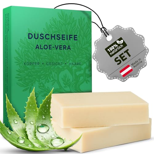 larum sports feste Duschseife Frauen Aloe Vera – festes Duschgel – feste Seife für Haare, Körper, Gesicht – festes Shampoo – Naturseife Damen – Heldinnen Set von larum sports