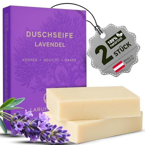 larum sports feste Duschseife Männer Lavendel – festes Duschgel – Seife für Haare, Körper, Gesicht – festes Shampoo – Herren Naturseife – 2x 85g larum sports feste Duschseife Männer Lavendel – festes Duschgel – Seife für Haare, Körper, Gesicht – festes Shampoo – Herren Naturseife – 2x 85g von larum sports