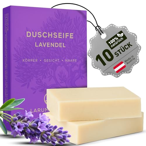 larum sports feste Duschseife Männer Lavendel – festes Duschgel – Seife für Haare, Körper, Gesicht – festes Shampoo – Herren Naturseife – 10x 85g larum sports feste Duschseife Männer Lavendel – festes Duschgel – Seife für Haare, Körper, Gesicht – festes Shampoo – Herren Naturseife – 10x 85g von larum sports