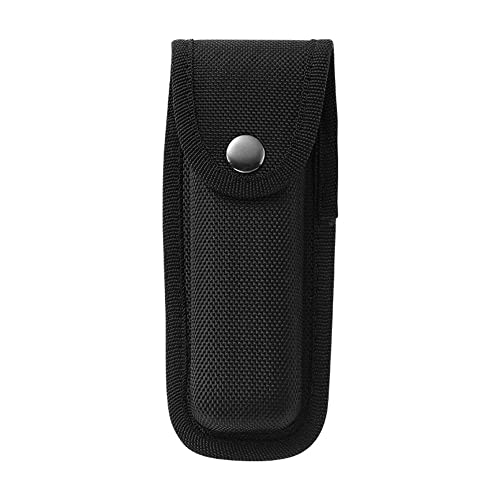 1 Stück Taschenmesser Scheide Klappmesser Etui Messer Holster Taschenmesser Etui Klappmesser Etui Klappmesser Etui mit Gürtelschlaufe (Schwarz, L) von lasenersm