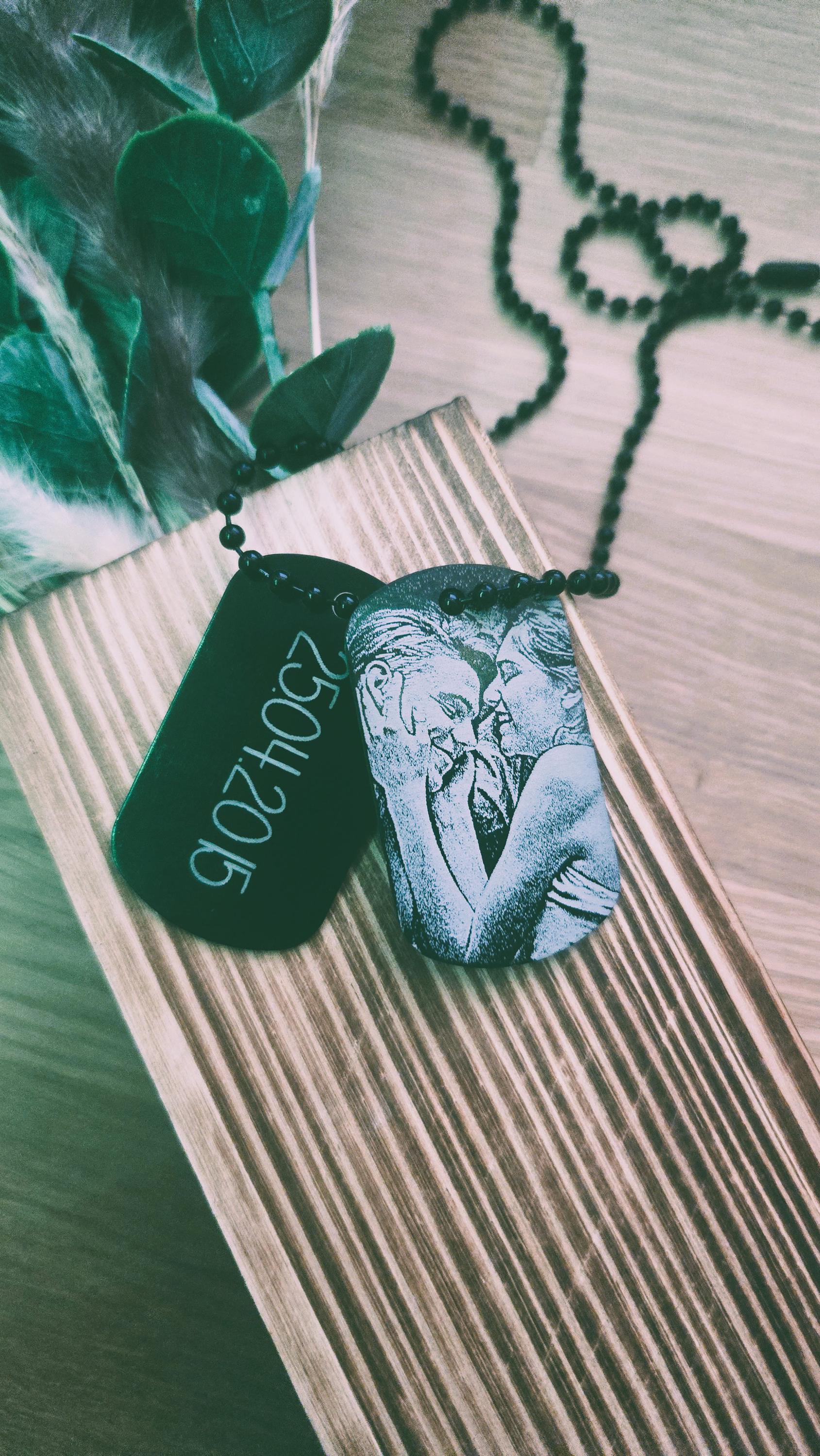 Personalized Dogtag - Custom Engraved Aluminium Necklace | Perfect Gift Keepsake Personalized Dogtag - Custom Engraved Aluminium Necklace | Perfect Gift Keepsake von laserrelated