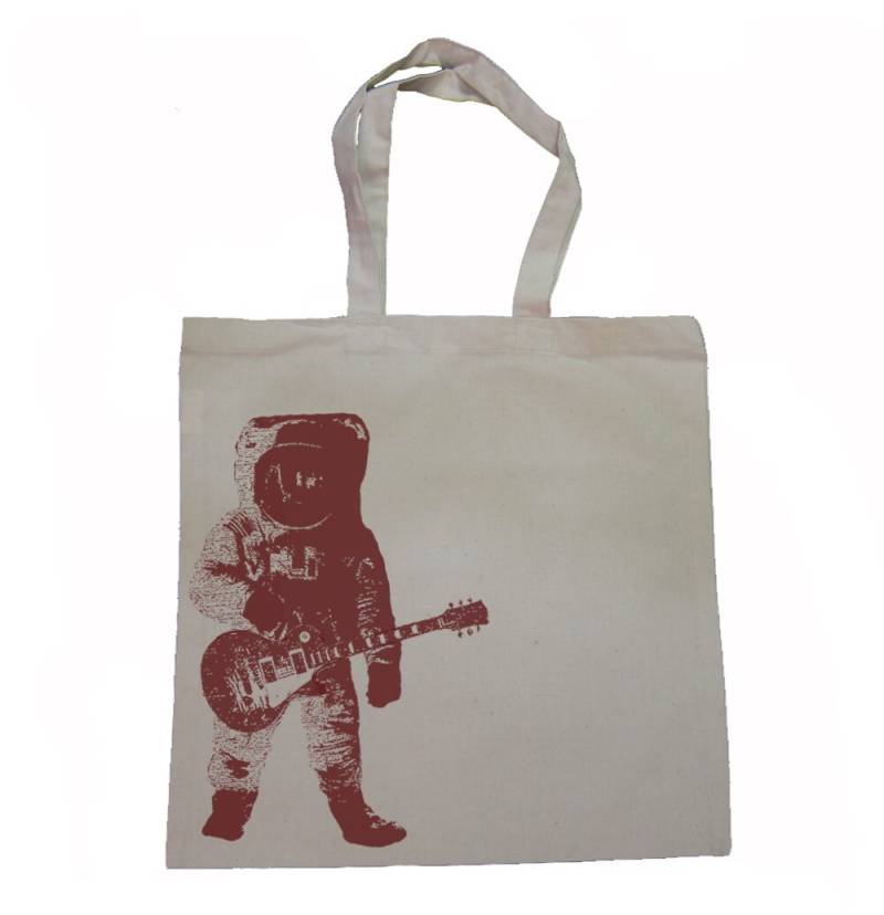 Astronaut Gitarre Aus Dem Weltraum - Tragetasche Canvas von lastearth