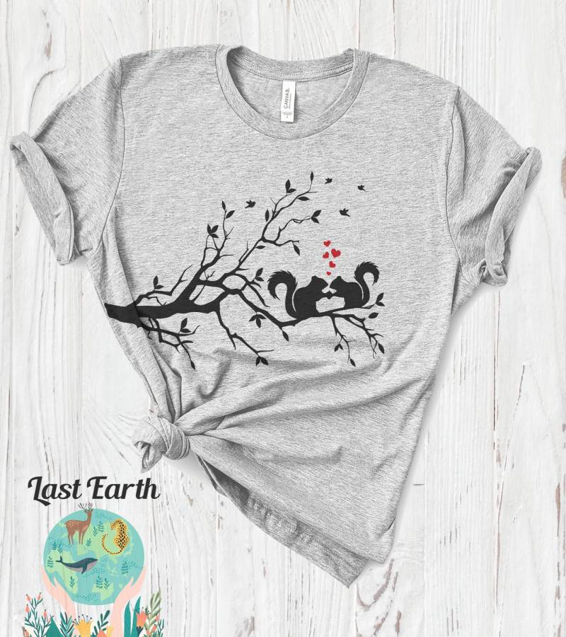 Eichhörnchen-Shirt, Eichhörnchen-Liebhaber-Shirt, Eichhörnchen-Geschenk, Damen Herren Eichhörnchen-T-stück, Niedliches Tierliebhaber, Natur-Hemd von lastearth
