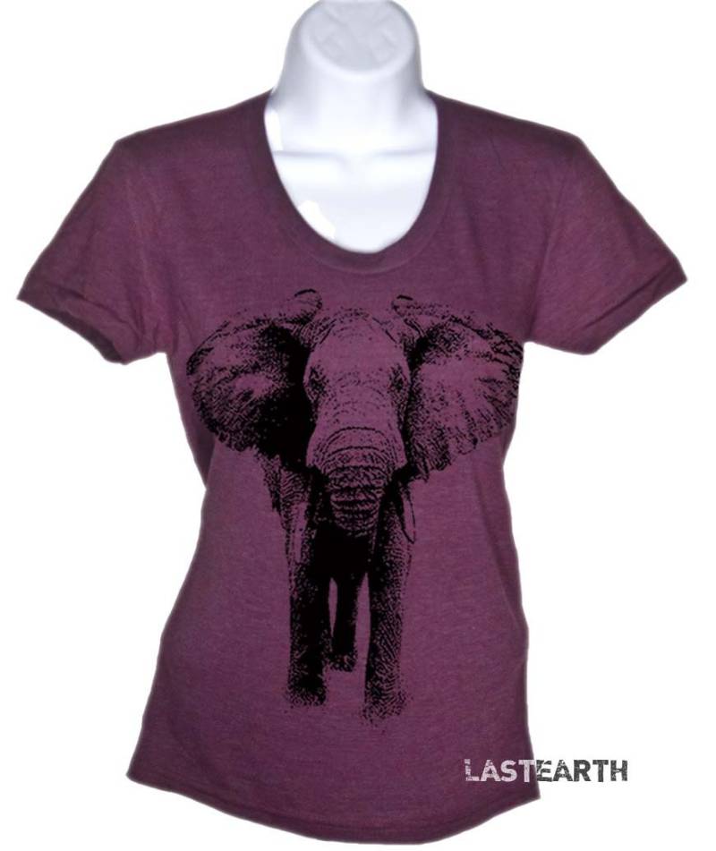 Elefant-T-Shirt Frauen Geschenke Für Sie Damen Übergrößen Tier-T-stücke Weiche Weinlese-Hemden Männer Jungs Kinder Geschenkidee Geburtstag von lastearth