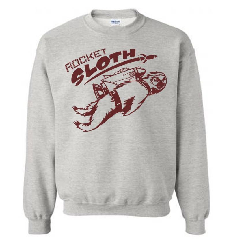 Faultier Sweatshirt | Pullover Geschenke Rakete Lustiges Shirt Handgefertigte Kleidung von lastearth