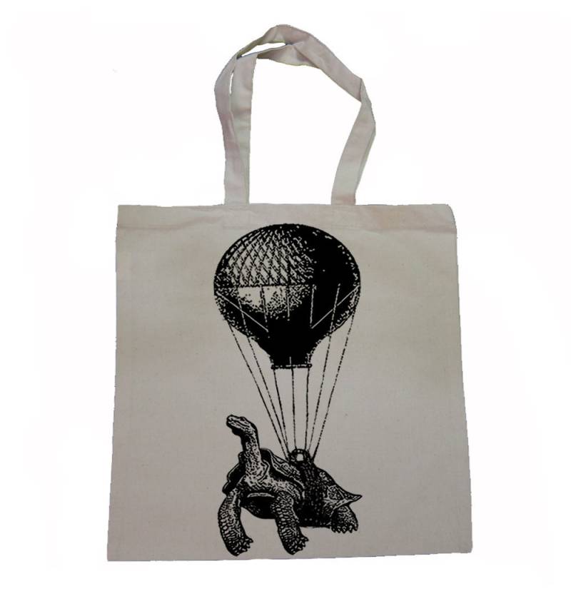 Flying Turtle - Tragetasche Aus Canvas von lastearth