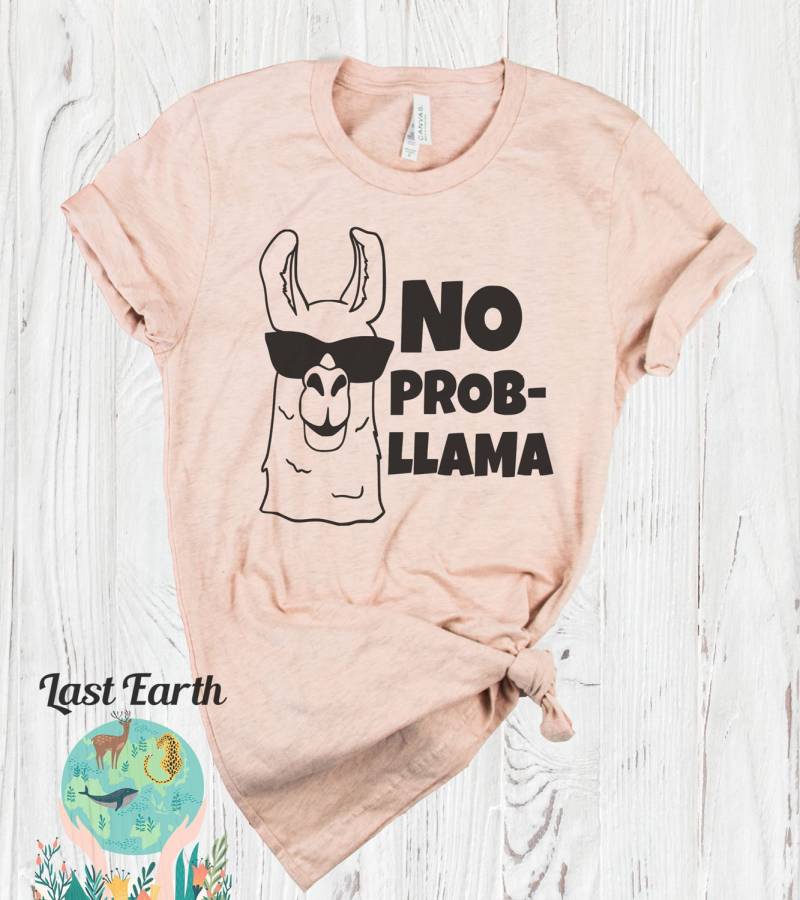 Lama Shirt, Kein Prob Tshirt, Vintage Weiches Lustiges T Herren Damen Kinder T-Shirts Geschenke von lastearth