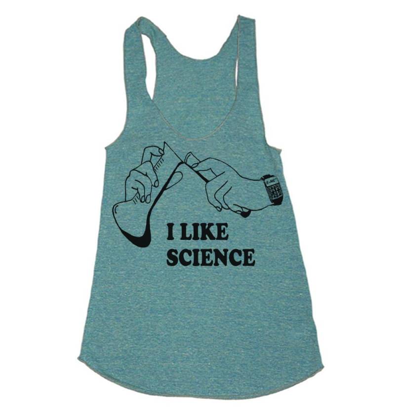 Science Geek Lustig Workout Tank Top - Trainingskleidung Für Damen Laufshirt Run Shirt Fitnessstudio von lastearth