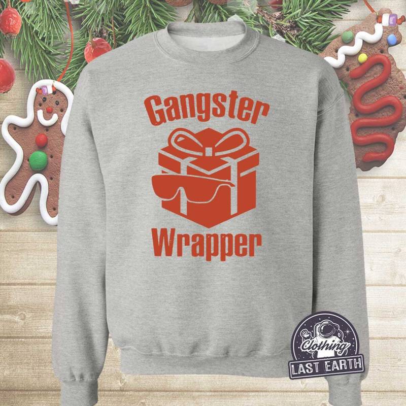 Weihnachtspullover, Gangster Wrapper, Weihnachtspullover von lastearth