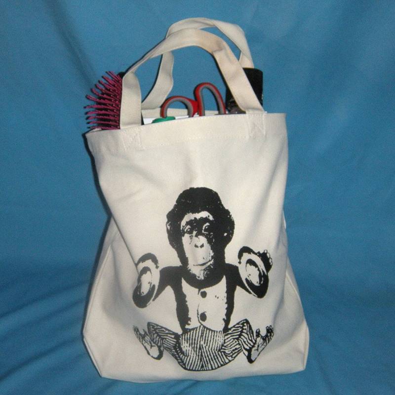 Zirkus Schimpanse - Tragetasche von lastearth