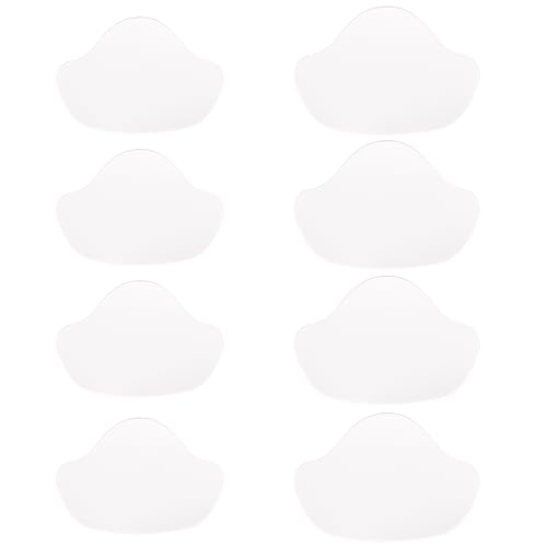 lasuroa 8stk Schuh-Absatz-Reparatur-Set, Selbstklebend Schuh-Flicken für Löcher in Sneakern Leder & High Heels Universeller Absatz-Schutz-Patch mit Starkem Kleber für Herren & Damen (Weiß) von lasuroa