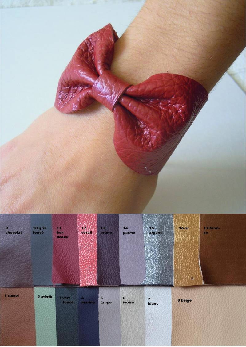 Damen Leder Fliege Armband, Anpassbare Hochzeit Retro Manschette, Brautjungfer, Muttertag Damen Leder Fliege Armband, Anpassbare Hochzeit Retro Manschette, Brautjungfer, Muttertag von latiteMarie