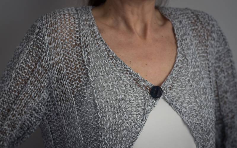 Jacke/strickjacke Handgewebt Mit Zwei Nadeln Fantasieband von latricotteje