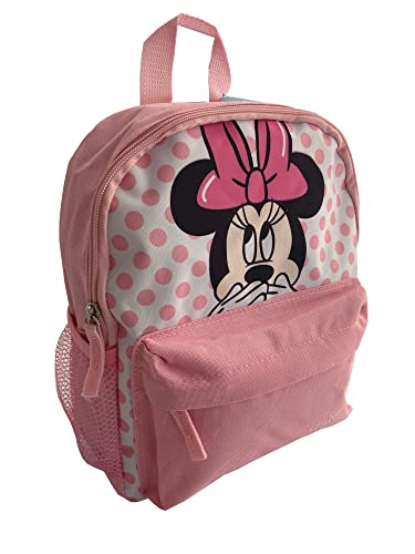 Disney Minnie Maus Rucksack Mädchen Rosa Kindergarten Tagesmutter Tasche 28cm von lau-fashion
