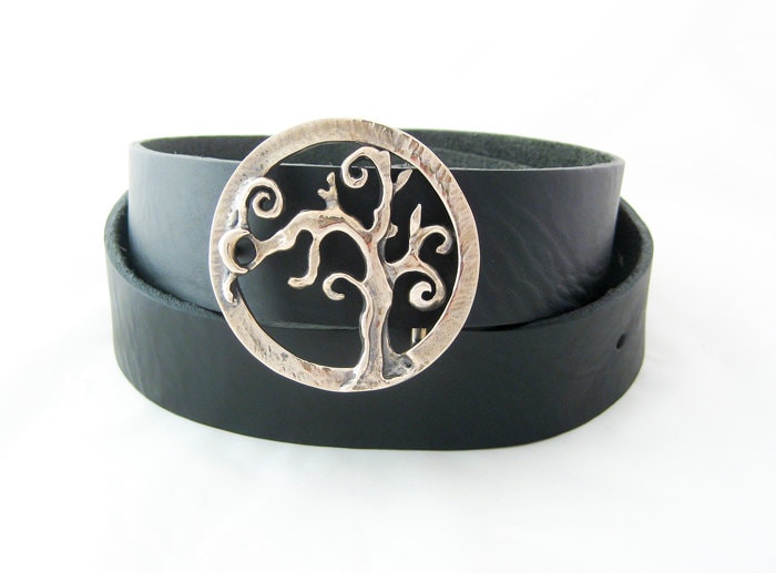Gürtelschnalle, Bronze Baum Des Lebens von laughingravendesign